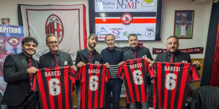 Franco Baresi, quella carezza alla Calabria: «Qui ci sono posti bellissimi e tanta gente che mi vuole bene» – FOTO