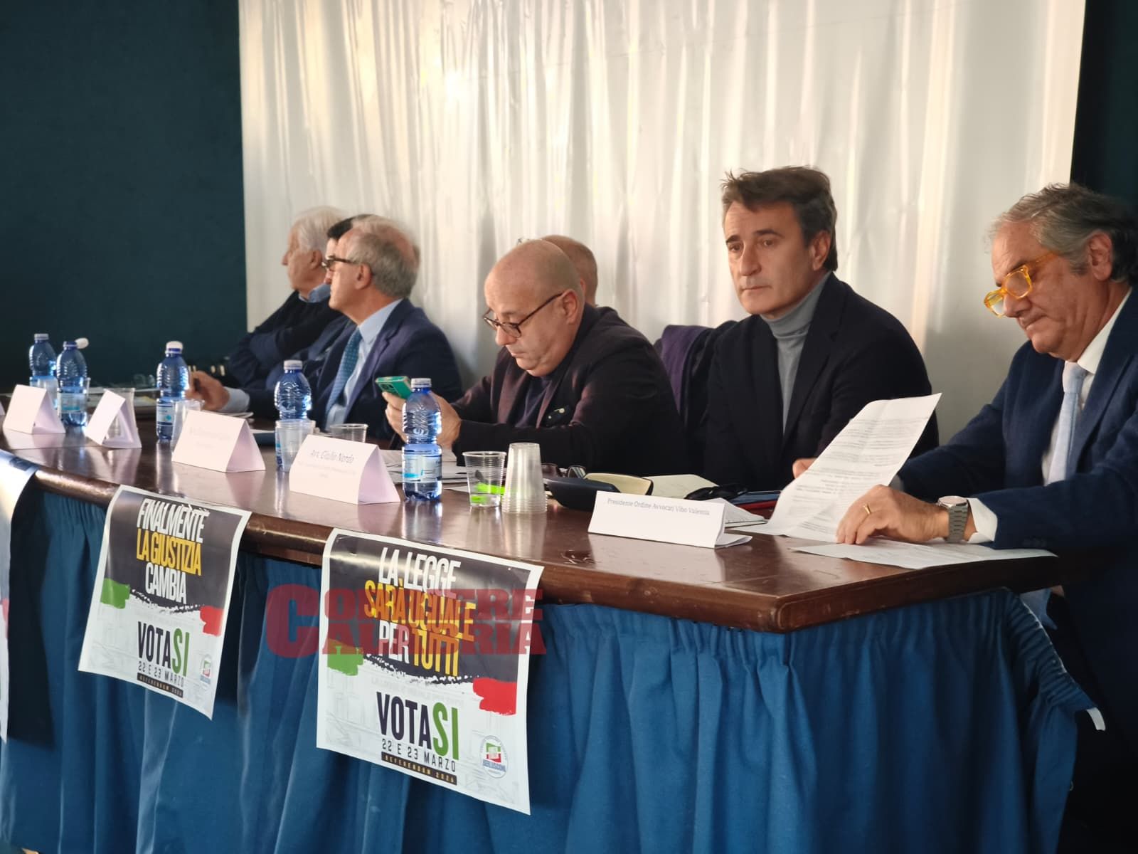 «Una giustizia giusta per tutti». A Vibo si riuniscono i sostenitori del Sì