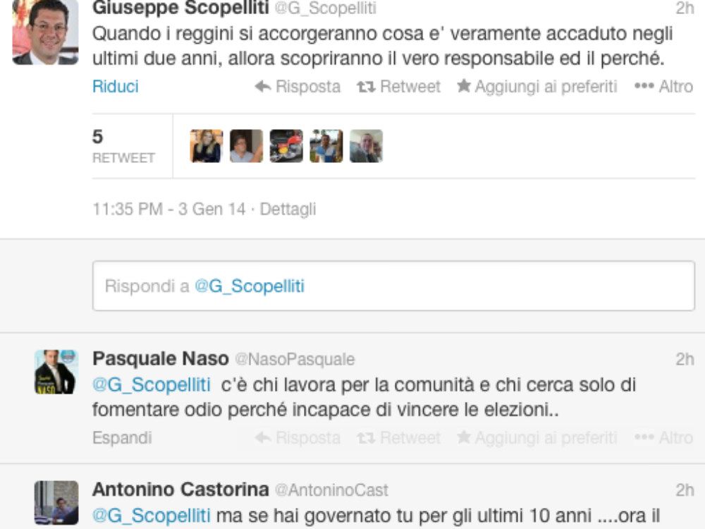 La rabbia del governatore su Twitter