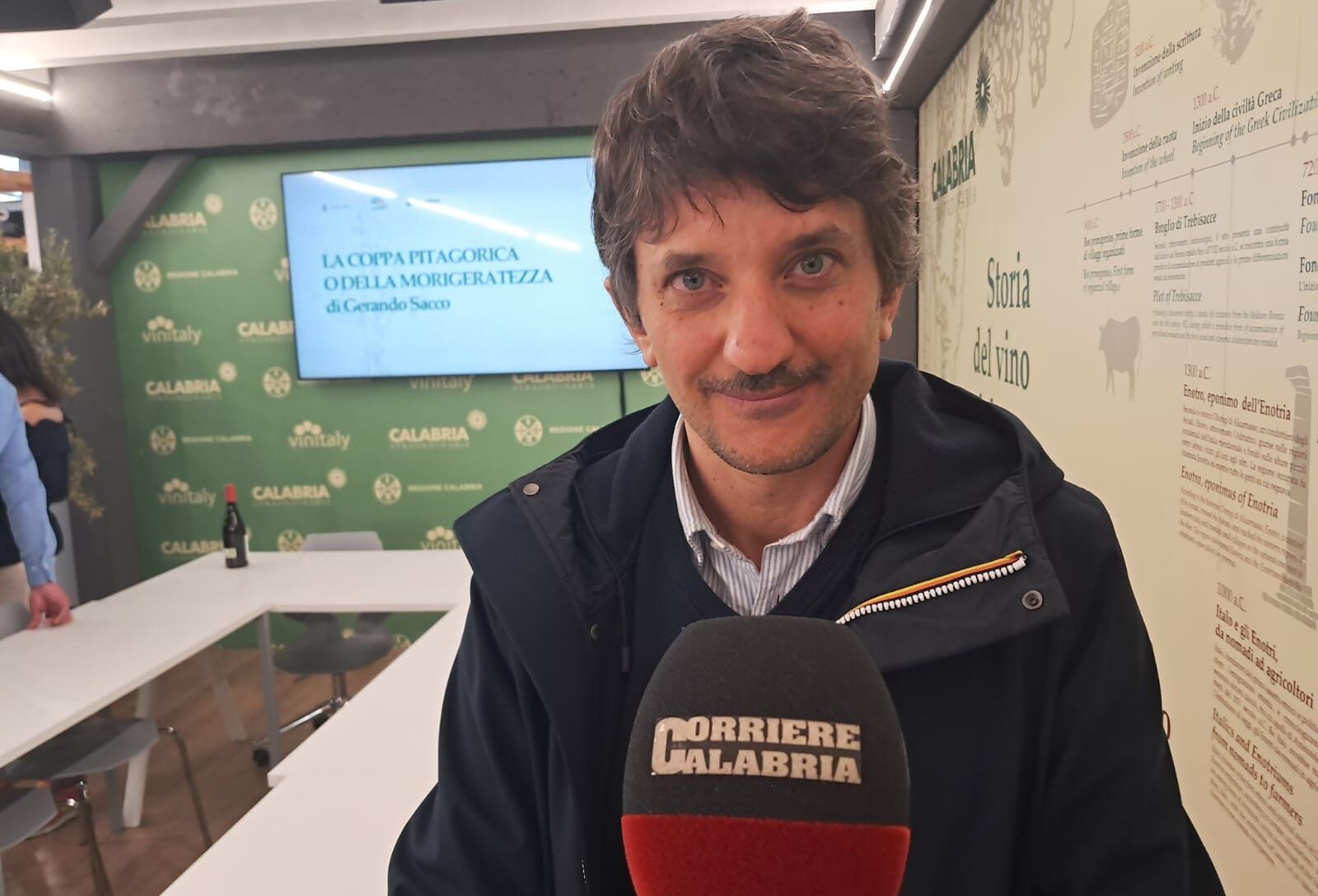 Vinitaly, Labate: «Il pregiudizio sulla Calabria non esiste. Il nostro sembra il padiglione della California»