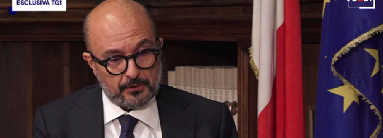 Sangiuliano in lacrime al Tg1 si scusa con la moglie e Meloni