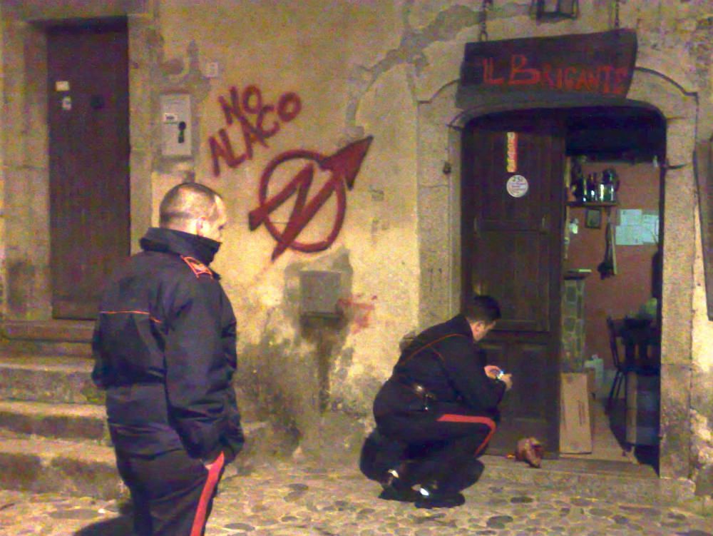 Macabro messaggio per l`associazione "Il Brigante"
