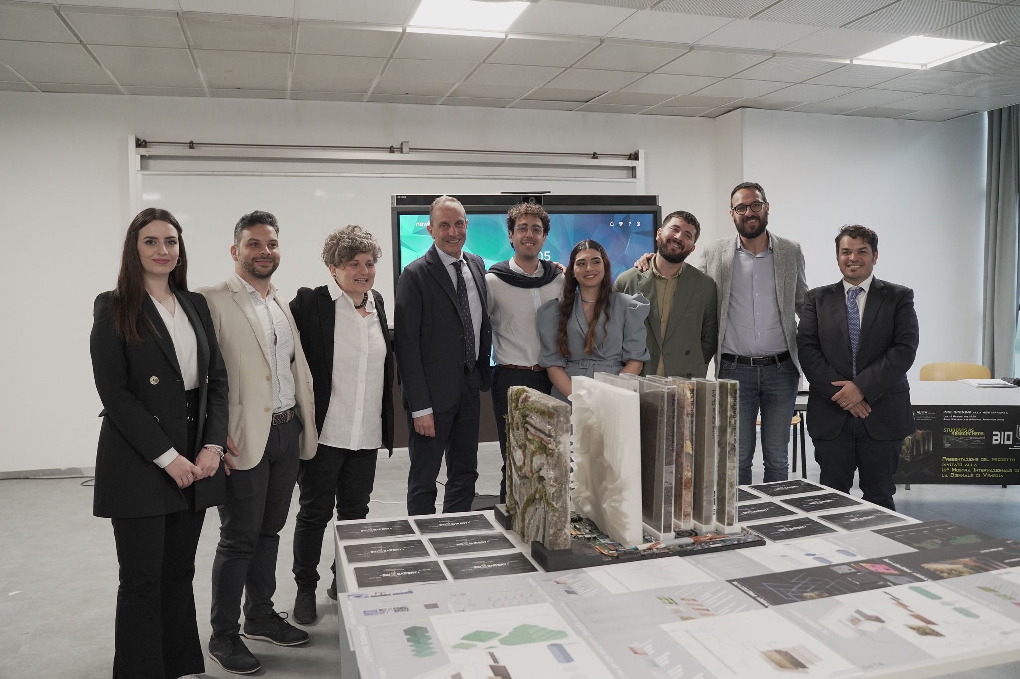 Università di Reggio Calabria, “BioSbattery” di ABITAlab inviato da NYIT alla Biennale di Venezia – FOTO