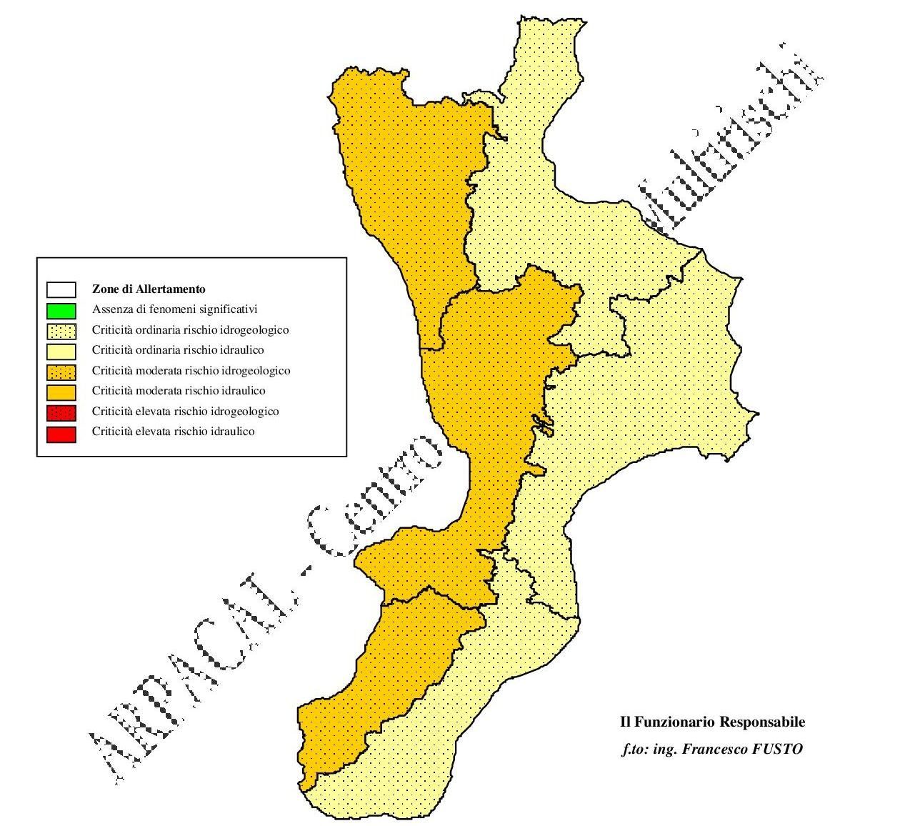 Meteo, allerta arancione sulla costa tirrenica