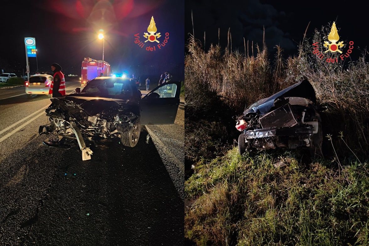 Incidente a Lamezia, scontro tra due auto in via del Progresso: tre feriti