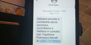 Falsi sms a nome della polizia di stato, tentativo di truffa nel Lametino