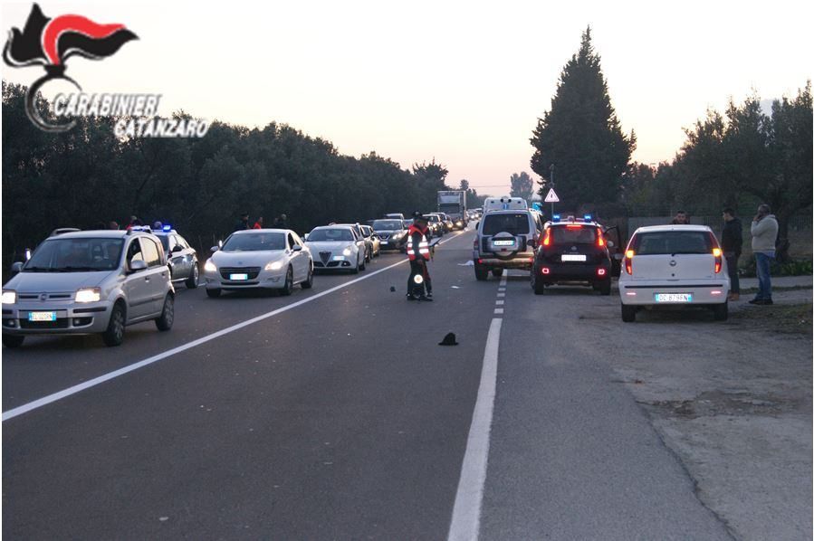 Anziano travolto e ucciso sulla 106
