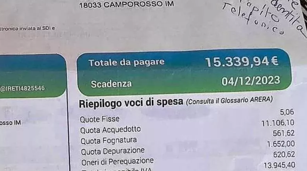 Era originaria di Gioia Tauro l’88enne morta dopo un malore causato da una bolletta da capogiro