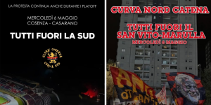 Cosenza, mercoledì la sfida al “Marulla” contro il Casarano. I tifosi delle due curve resteranno fuori