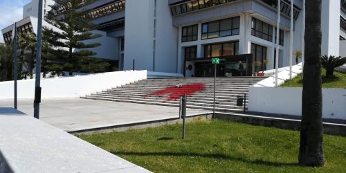 manichino vernice rossa consiglio regionale