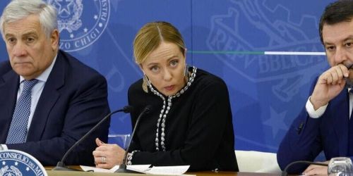 meloni_tajani_salvini_premierato_ansa