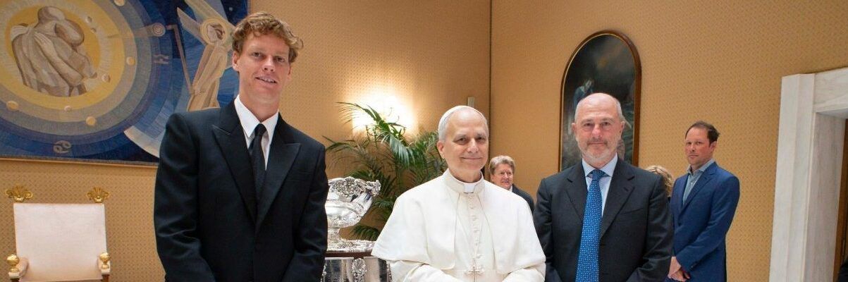 Sinner da Leone XIV, il Papa tennista