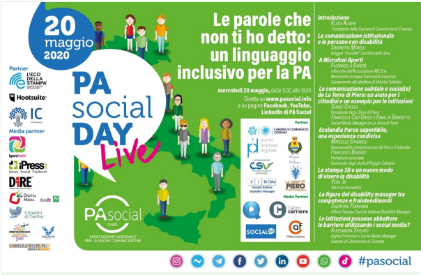 Il racconto della comunicazione digitale al "Pa social day"