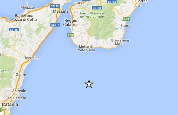 Terremoti, nuova scossa magnitudo 3.7 nello Ionio