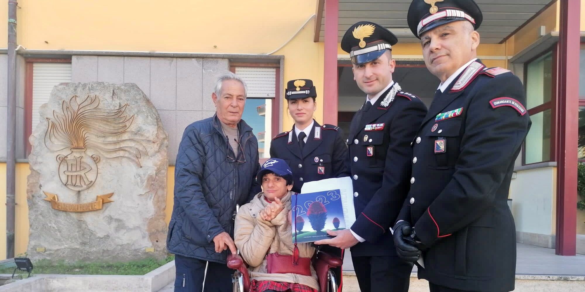 Il grandissimo dono di Maria Assunta, donna ”coraggio”, ai carabinieri di Soverato