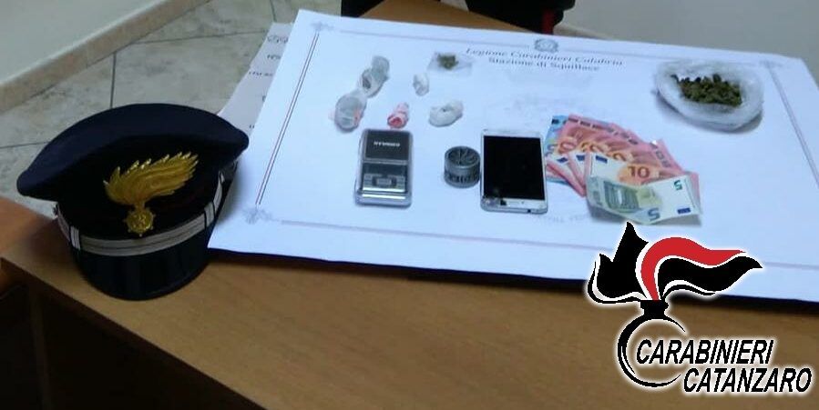 Controlli antidroga nel Catanzarese, un arresto e una denuncia
