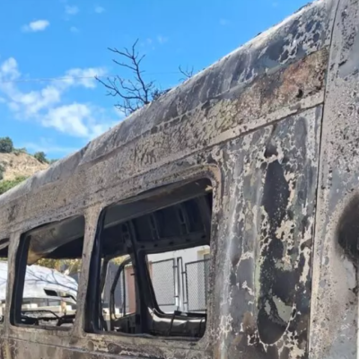 Scuolabus in fiamme a Cerchiara: nessun ferito tra gli alunni