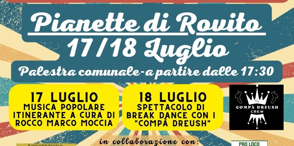 Rovito, tutto pronto per l’evento “Vintage, Artigianato ed Enogastronomia”