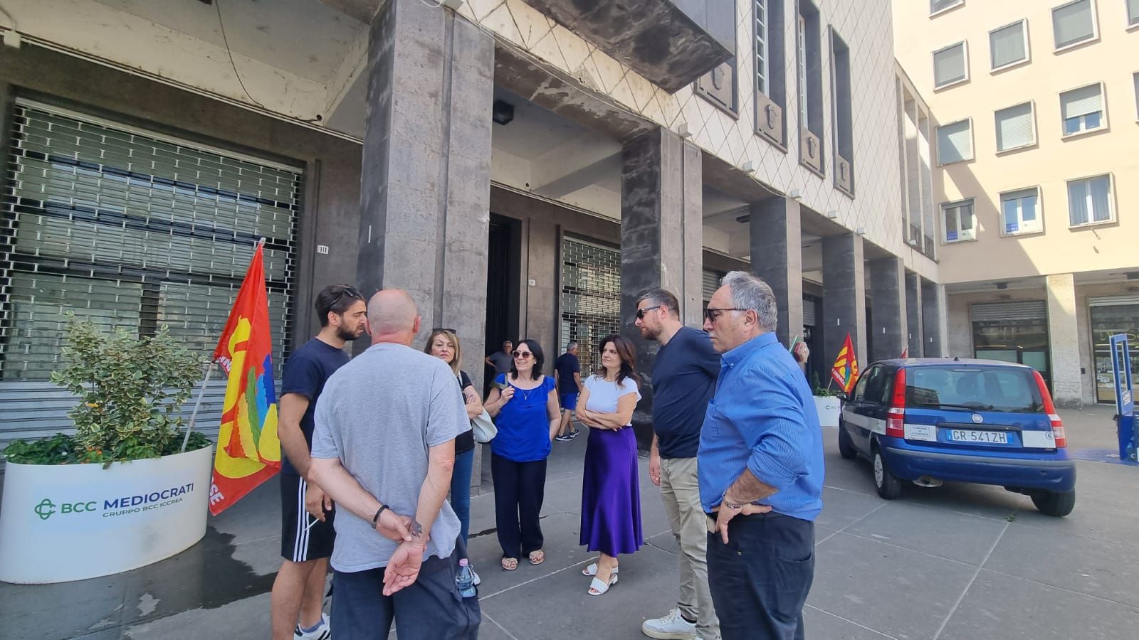 Cosenza, presidio dei lavoratori Adiss. Usb: «nessun progresso»