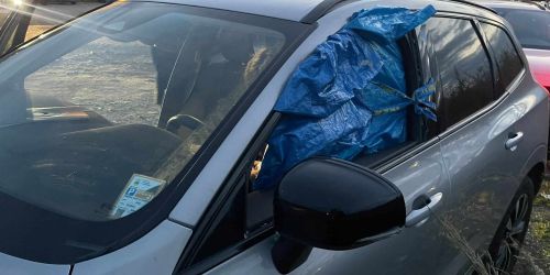 auto danneggiata cittadella 5