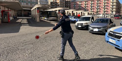 autolinee Cosenza polizia posto di blocco