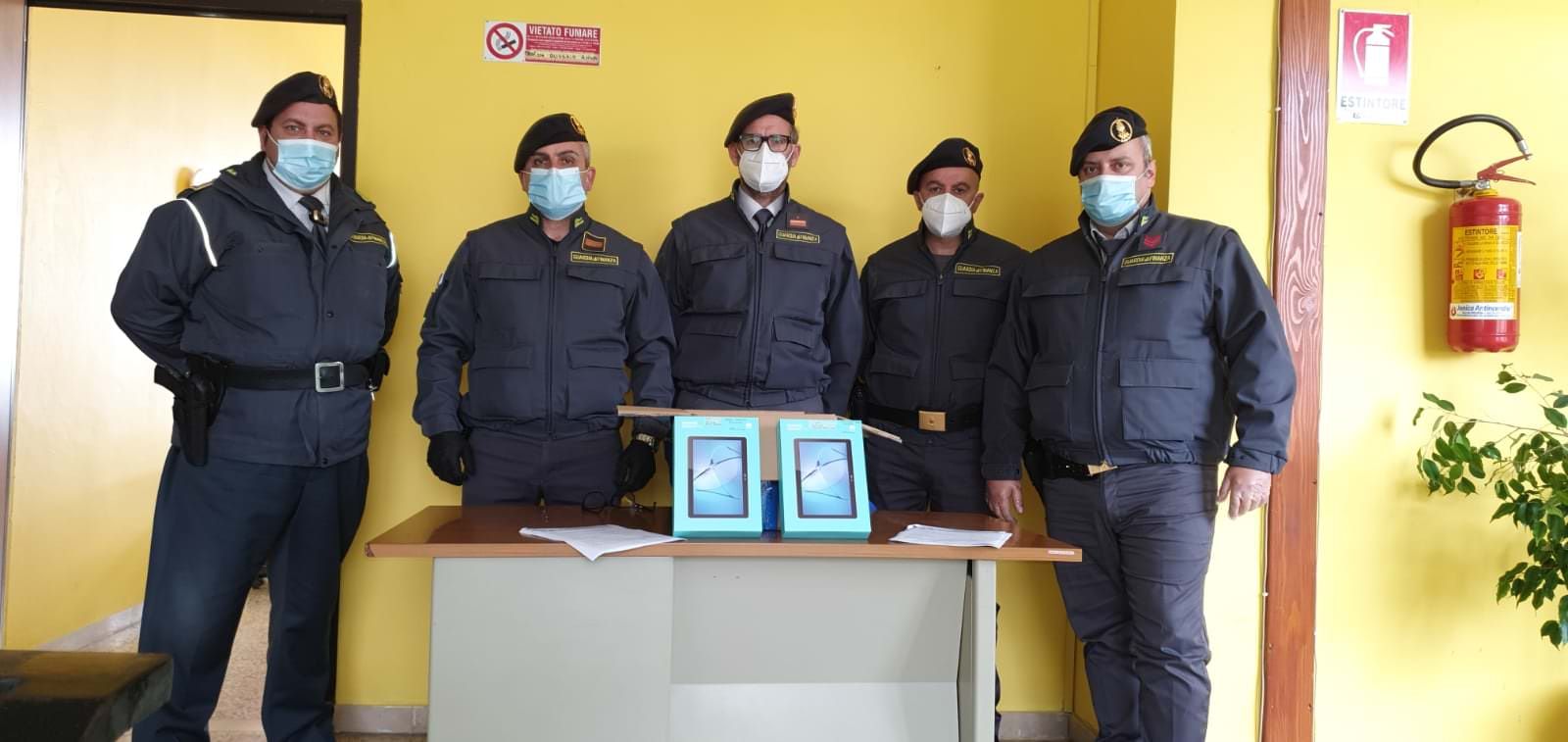 Il grande cuore delle Fiamme gialle di Montegiordano per Oriolo