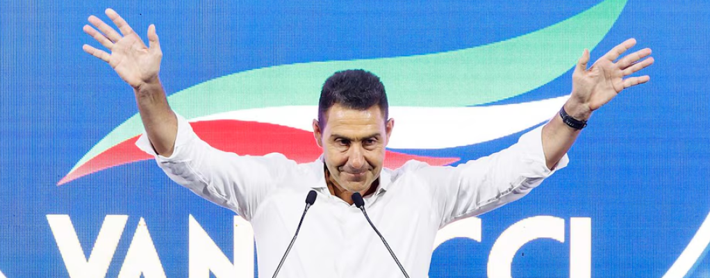 Vannacci supera la Lega: il centrodestra avanti solo con lui