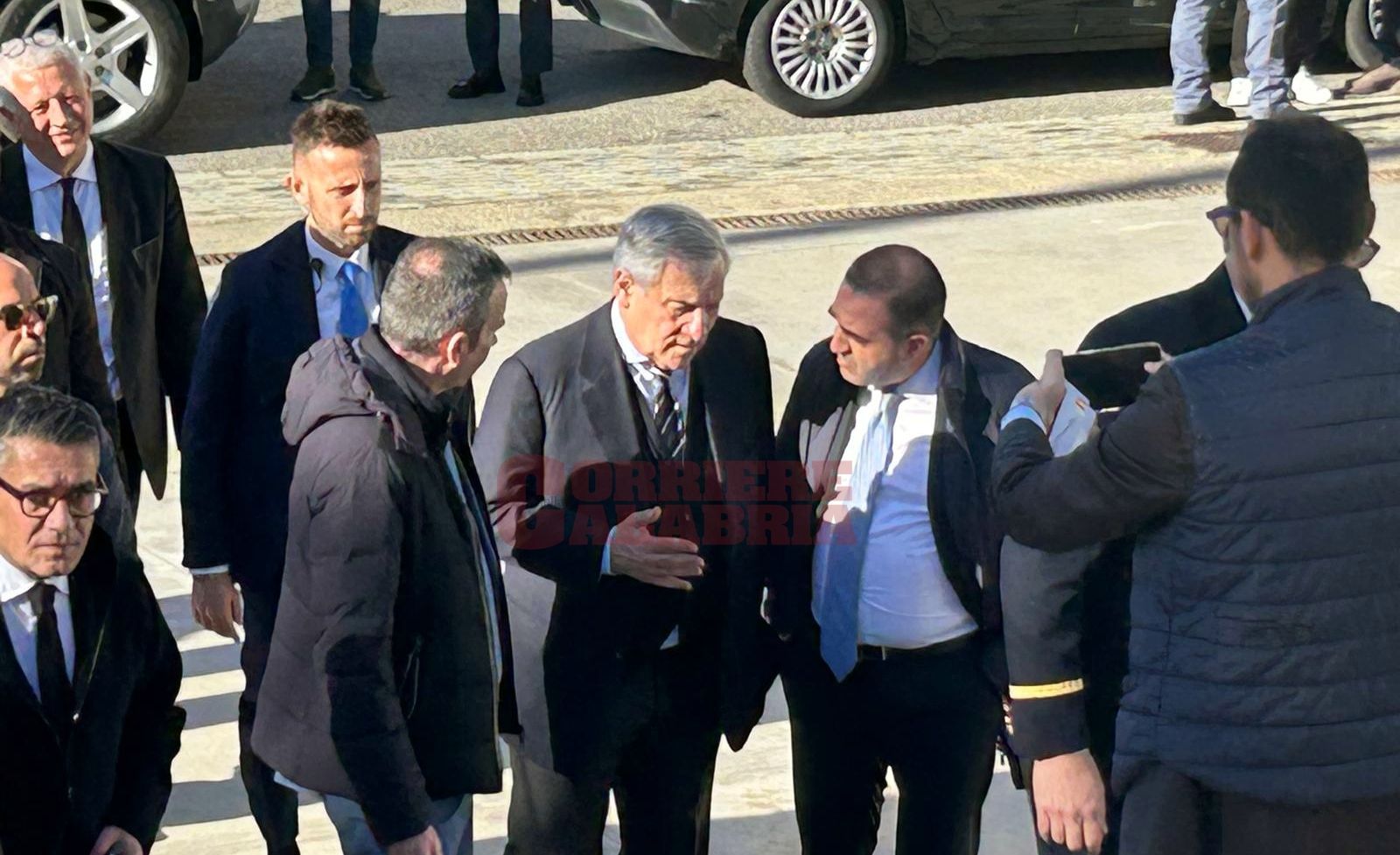 Emergenza maltempo, Tajani arriva a Reggio Calabria – FOTO
