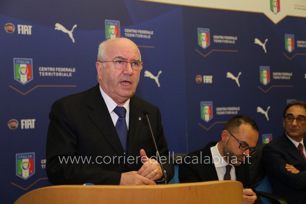 Tavecchio inaugura il centro federale di Catanzaro
