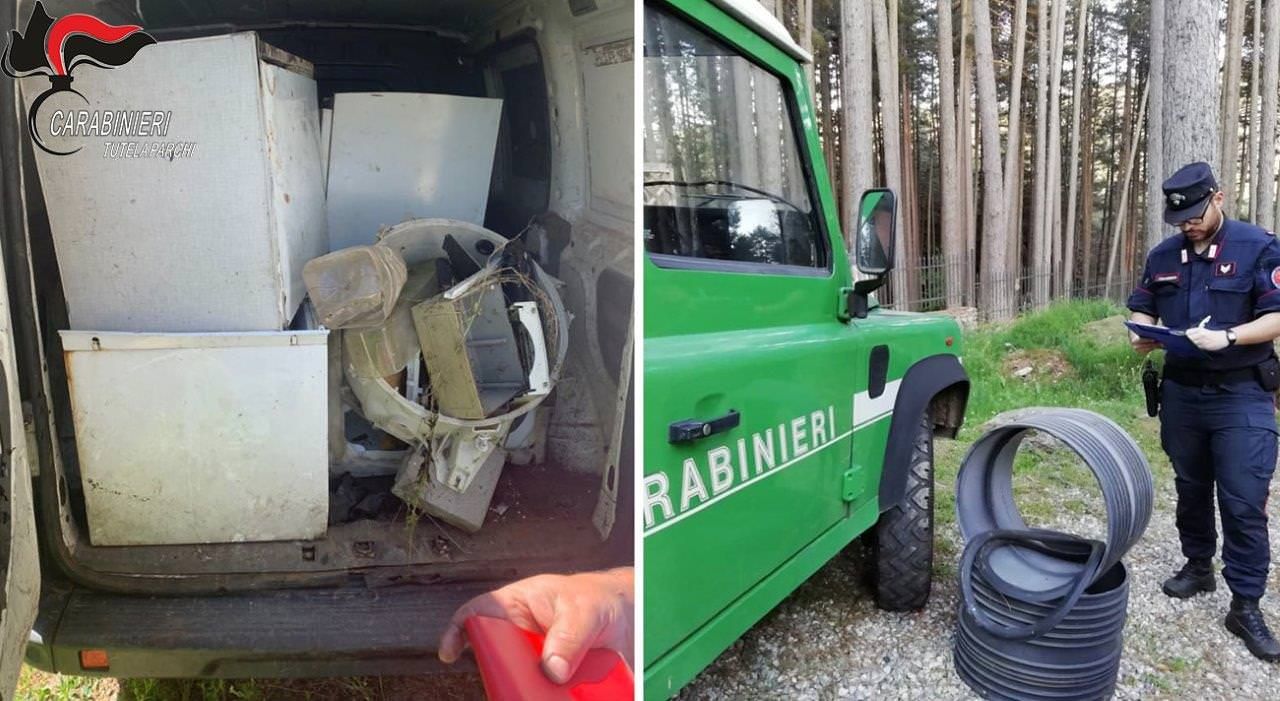 Trasportava rifiuti illeciti nel Parco della Sila, denunciato un uomo