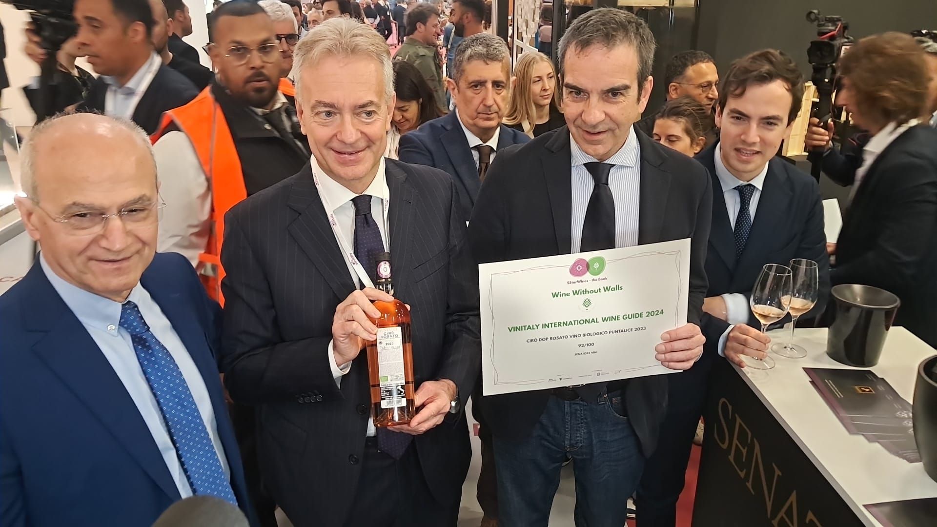 Calabria al Vinitaly, Gallo: «Dopo lo stand unico, pensiamo ad un unico Consorzio di tutela»