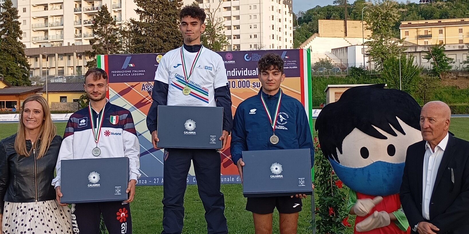 Campionati italiani dei 10.000 metri a Cosenza, vincono Guerra e Nestola