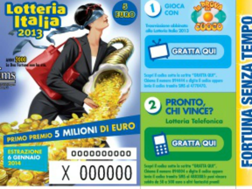 Lotteria Italia, in Calabria solo un premio di consolazione