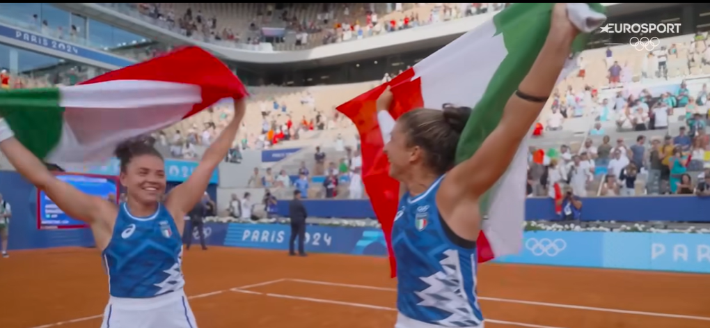 Tennis, Errani e Paolini medaglia d’oro nel doppio femminile
