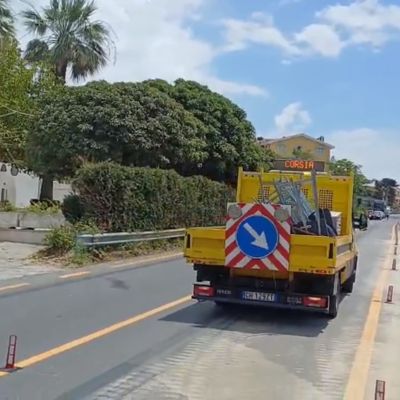 Danneggiato dal Ciclone Ulrike, riaperto tratto della SS18 Tirrena Inferiore ad Acquappesa – VIDEO