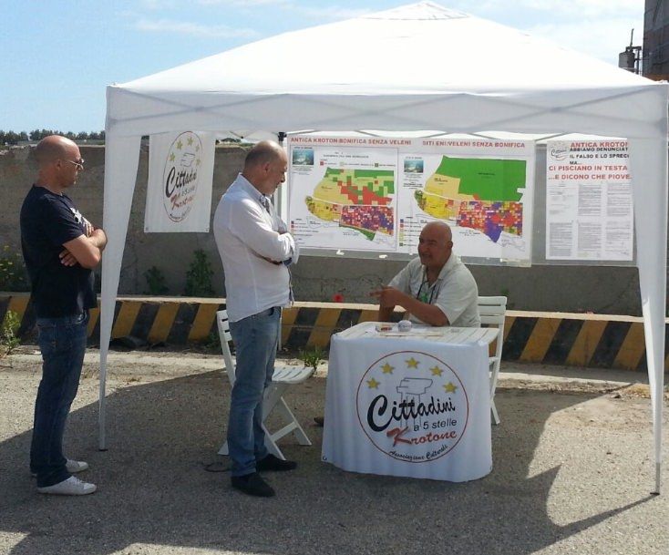 Antica Kroton, presidio dei "Cittadini a 5 stelle"