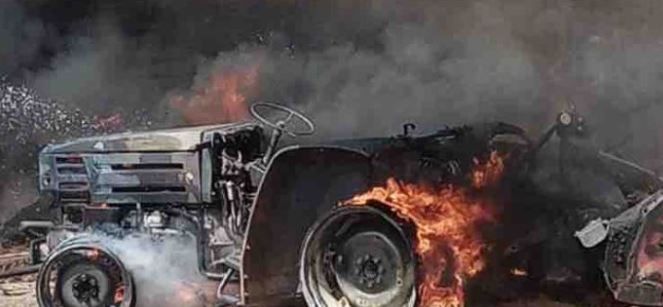 Agricoltore di Bisignano perde trattore e bestiame in un incendio e lancia una raccolta fondi