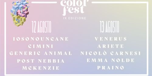 LineUp Color Fest 9