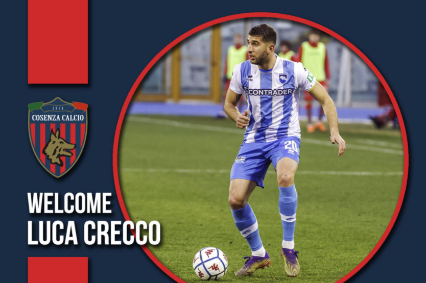 Cosenza, dal Pescara arriva Luca Crecco