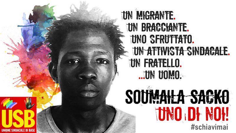 Martedì la commemorazione per la morte di Soumaila Sacko