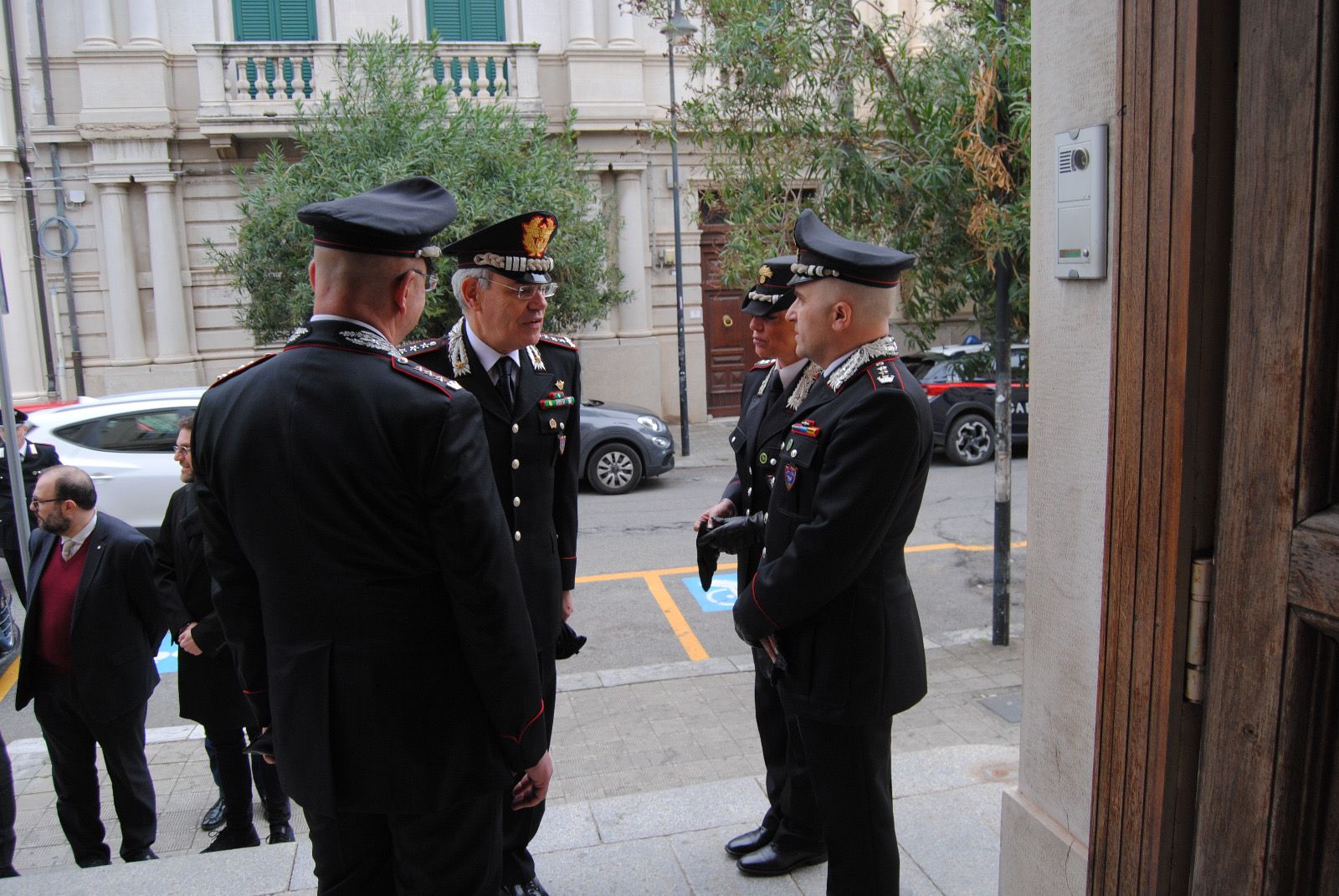Il generale dei Carabinieri Andrea Rispoli in visita in Calabria