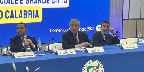 Cannizzaro, tajani, occhiuto