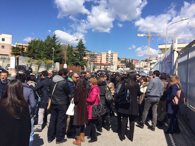 Calabria etica, la protesta dei lavoratori