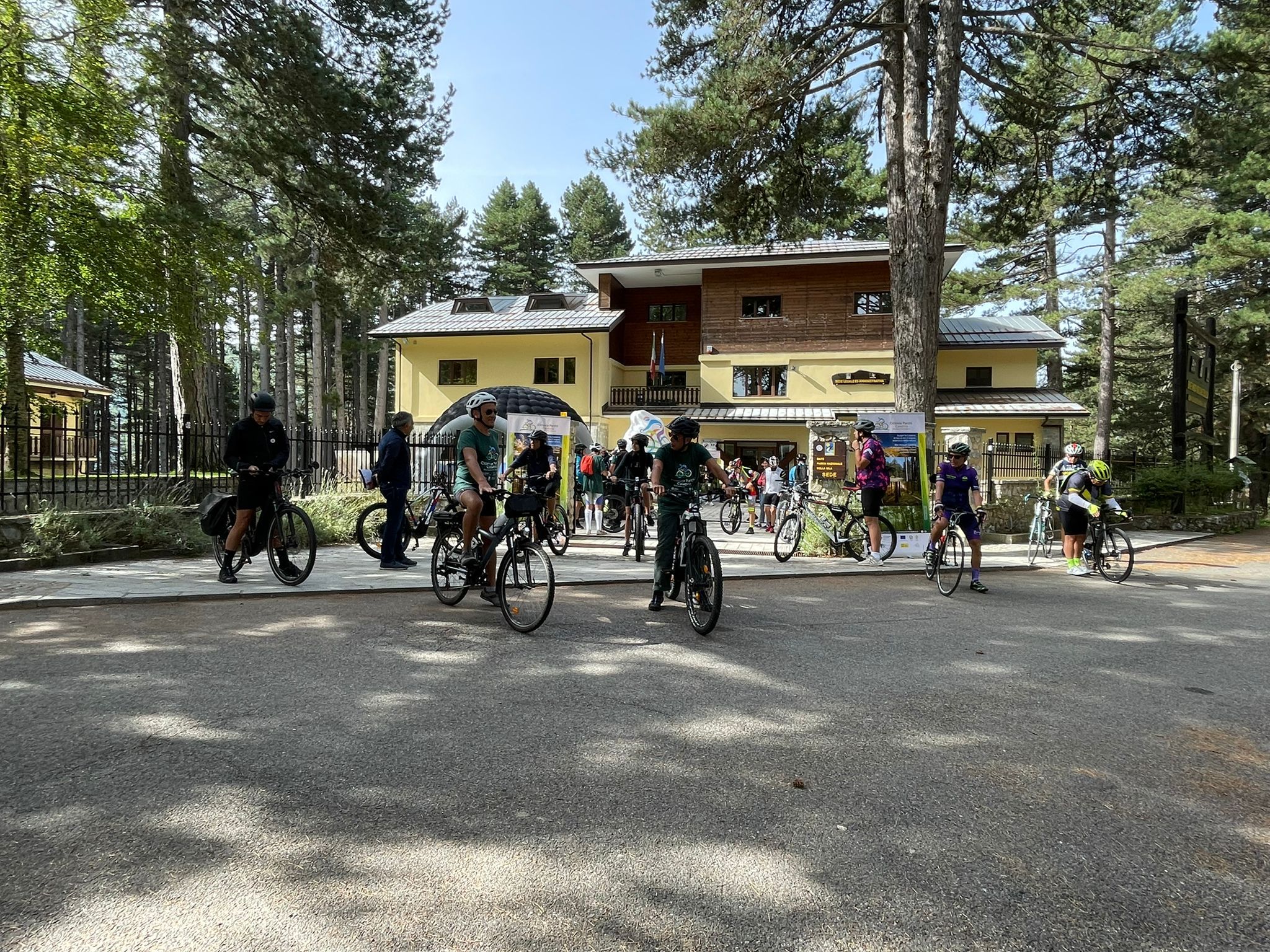La Carovana dei Parchi in bicicletta attraversa il Parco Nazionale della Sila