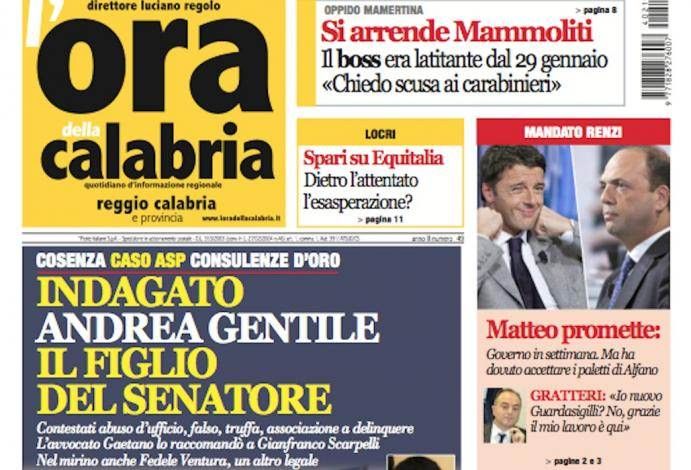 DOSSIER ANTIMAFIA | Il caso "Calabria Ora"