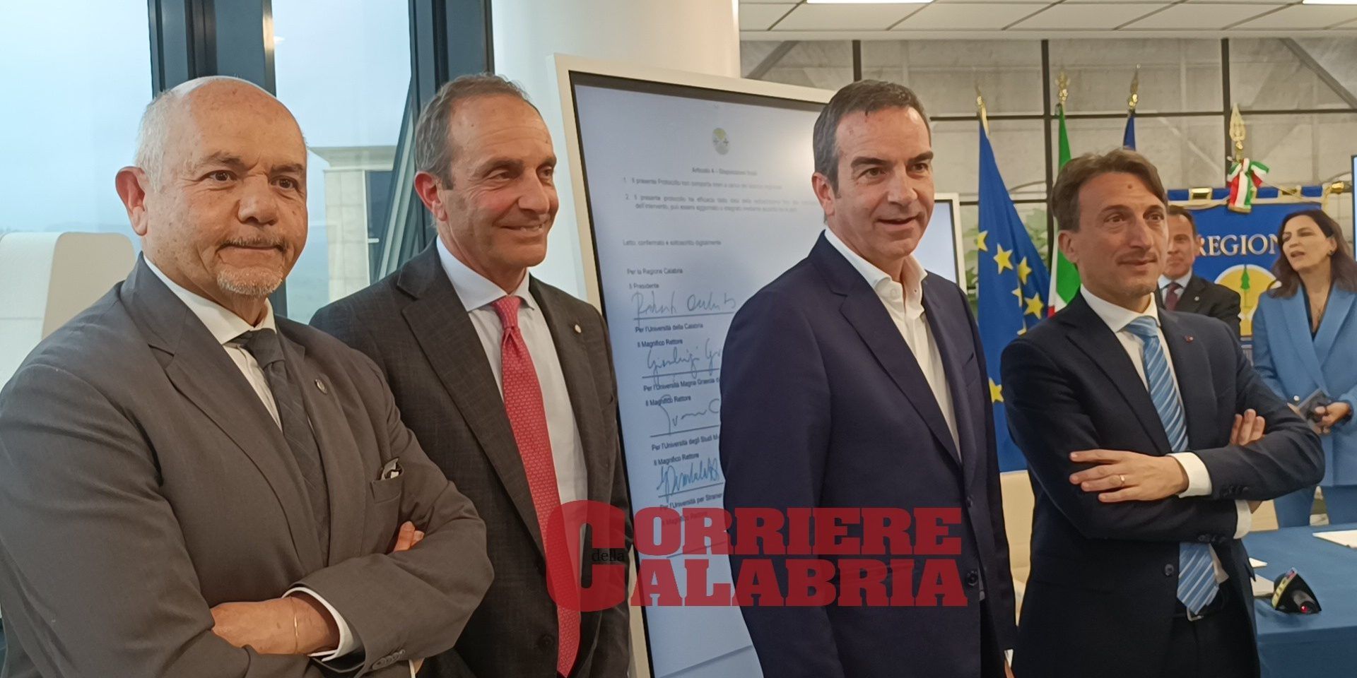 Reddito di merito, ecco come funziona. Occhiuto e i Rettori firmano l’intesa: «Studiare in Calabria conviene di più» – VIDEO