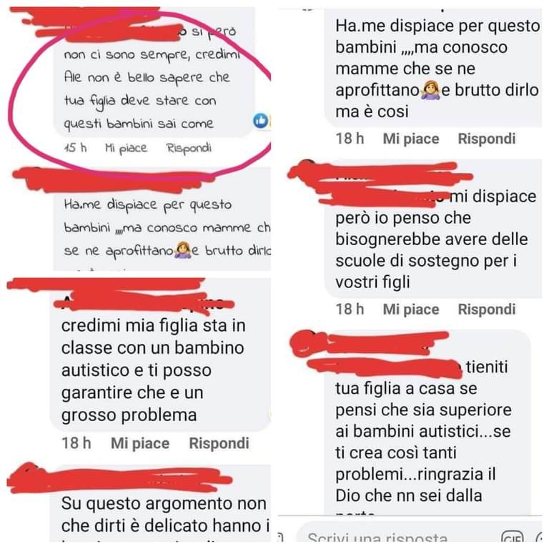 Lamezia, messaggi choc sui social contro i bambini autistici