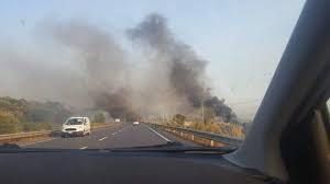 Incendio a Morano, rallentamenti sulla A2