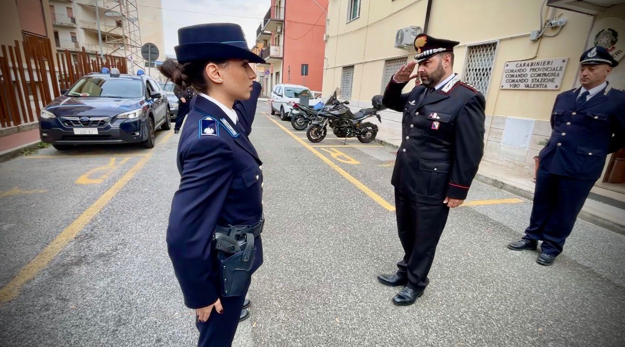 Tragedia di Castel d’Azzano: a Vibo un abbraccio tra divise nel nome del dovere