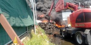 Incendio nell’area ex SIR di Lamezia Terme, Arpacal avvia il monitoraggio della qualità dell’aria